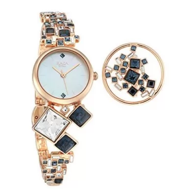 Titan Raga Cocktails Analog Mother of Pearl Dial Womens Watch 95106WM02F