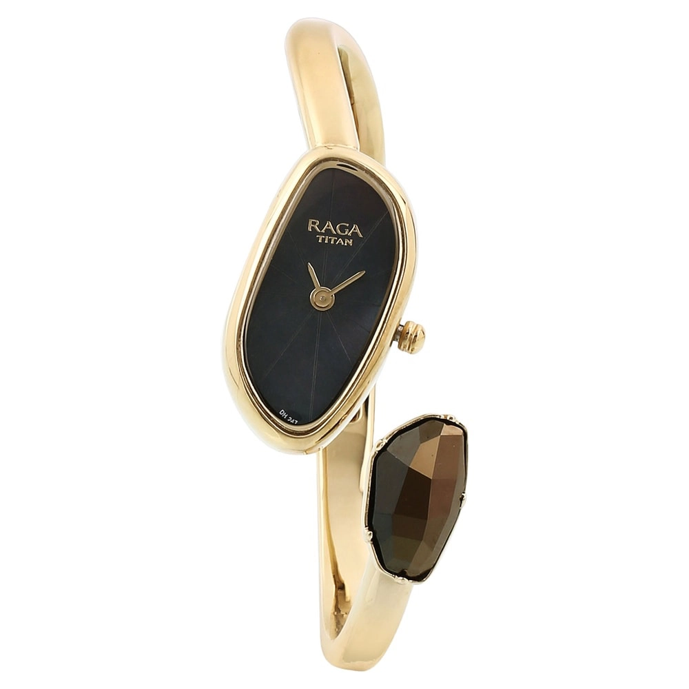 Raga espana mother of 2025 pearl metal strap watch