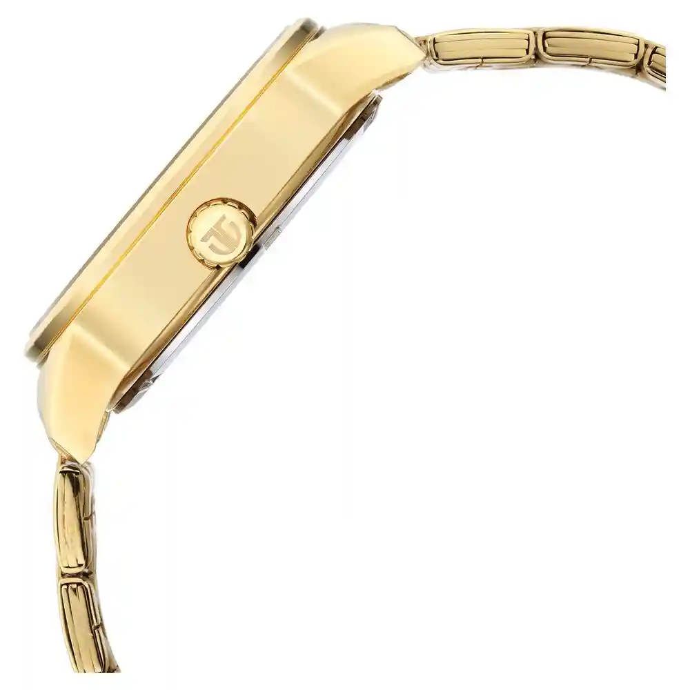 Titan Regalia Opulent White Dial Golden Stainless Steel Strap Watch 9441YM01