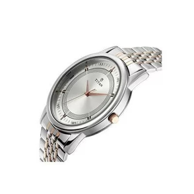 Titan Wedding Bandhan Analog Silver Dial Unisex Watch 17732603KM01