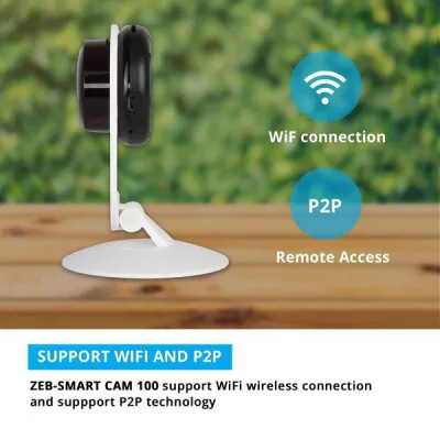 Zebronics Smart Cam 100 1080P Wifi Security Camera With 4 Channel