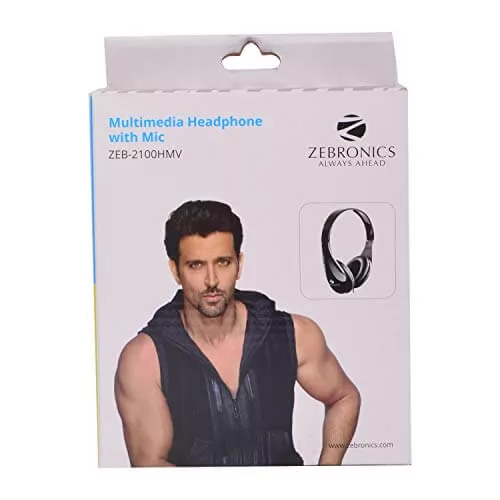 Buy Zebronics Zeb 2100HMV Wired Computer Headphone With Mic Online