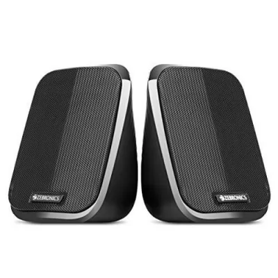 Zebronics Zeb-Fame 2.0 Multimedia Speaker 5W RMS With Aux Connectivity Volume Control And USB Powered Black