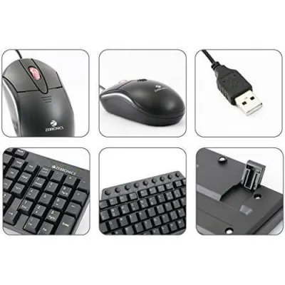 Zebronics Zeb-Judwaa 555 USB Wired Mouse And Keyboard Combo