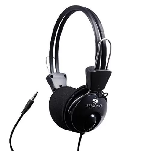 Zebronics Zeb Pleasant Headphone With Mic Adjustable Headband