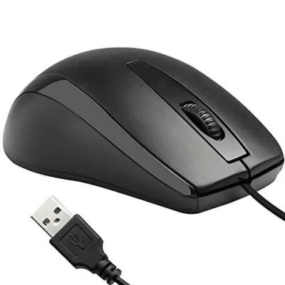 Zebronics Zeb-Wing 1200DPI Wired USB Optical Mouse With Compact And Stylish Design