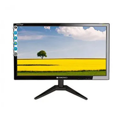 Zebronics Zebster Zeb-A20HD 19.5inch LED 49.5cm Wide Screen Monitor With VGA And HDMI Ports Black
